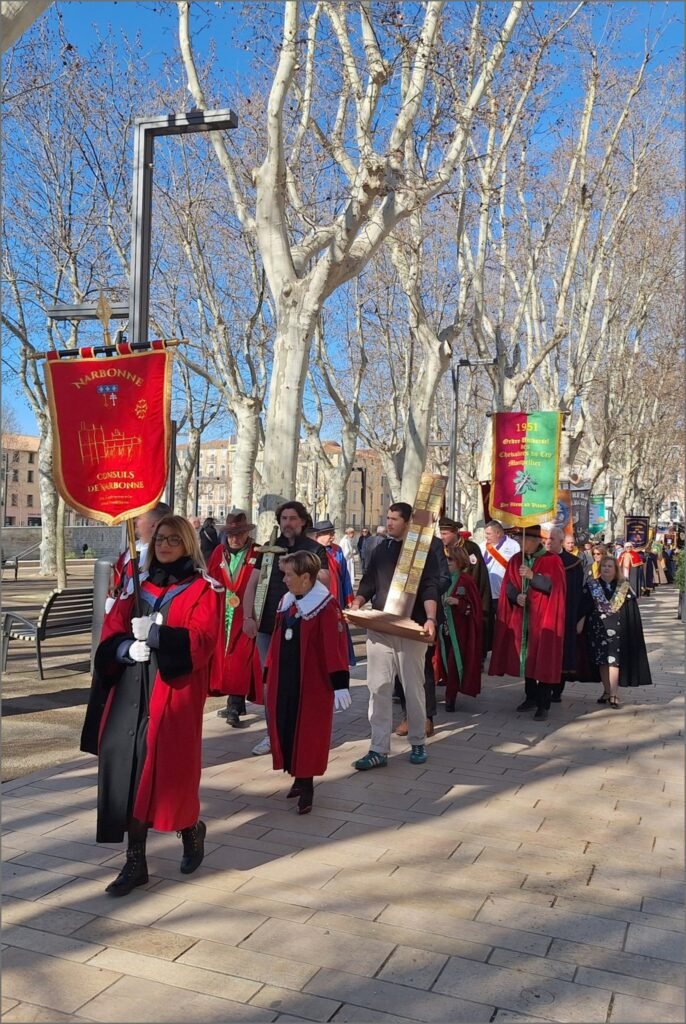 Les Consuls de Narbonne - Chapitre de la Confrérie 2025 - Défilé à Narbonne - image 1