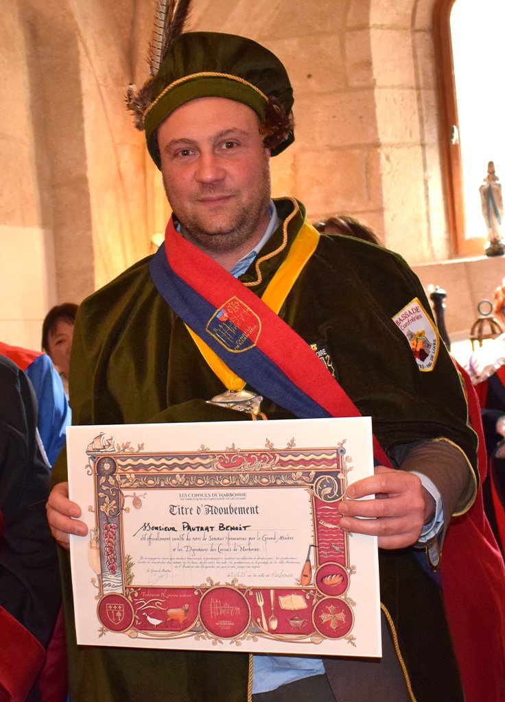 Benoît Pautra - Intronisation par les Consuls de Narbonne