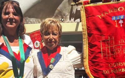 Dominique Gay intronisée au sein de la Confrérie des Vins du Gard