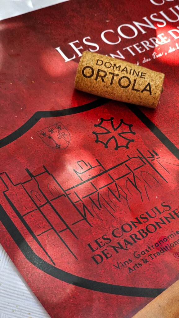 Chapitre III de la Confrérie des Consuls de Narbonne - Set de table avec bouchon Ortola