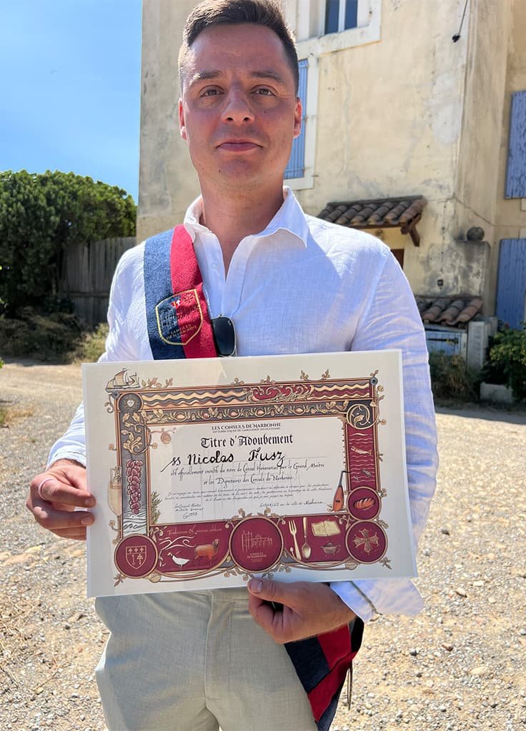 La Confrérie des Consuls de Narbonne - Consul Honorarius - Nicolas Fusz